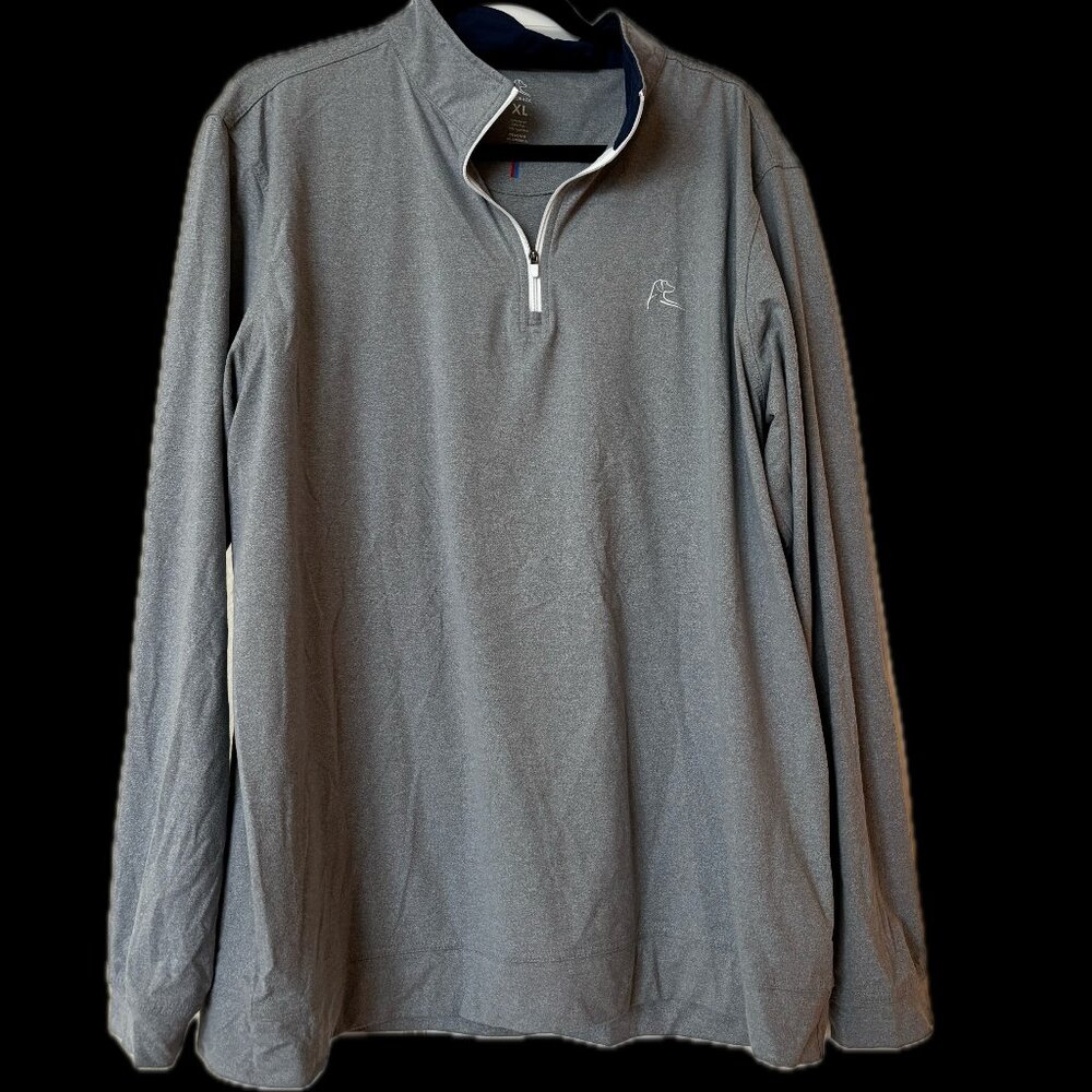 Rhoback Grey Quarter Zip | XL